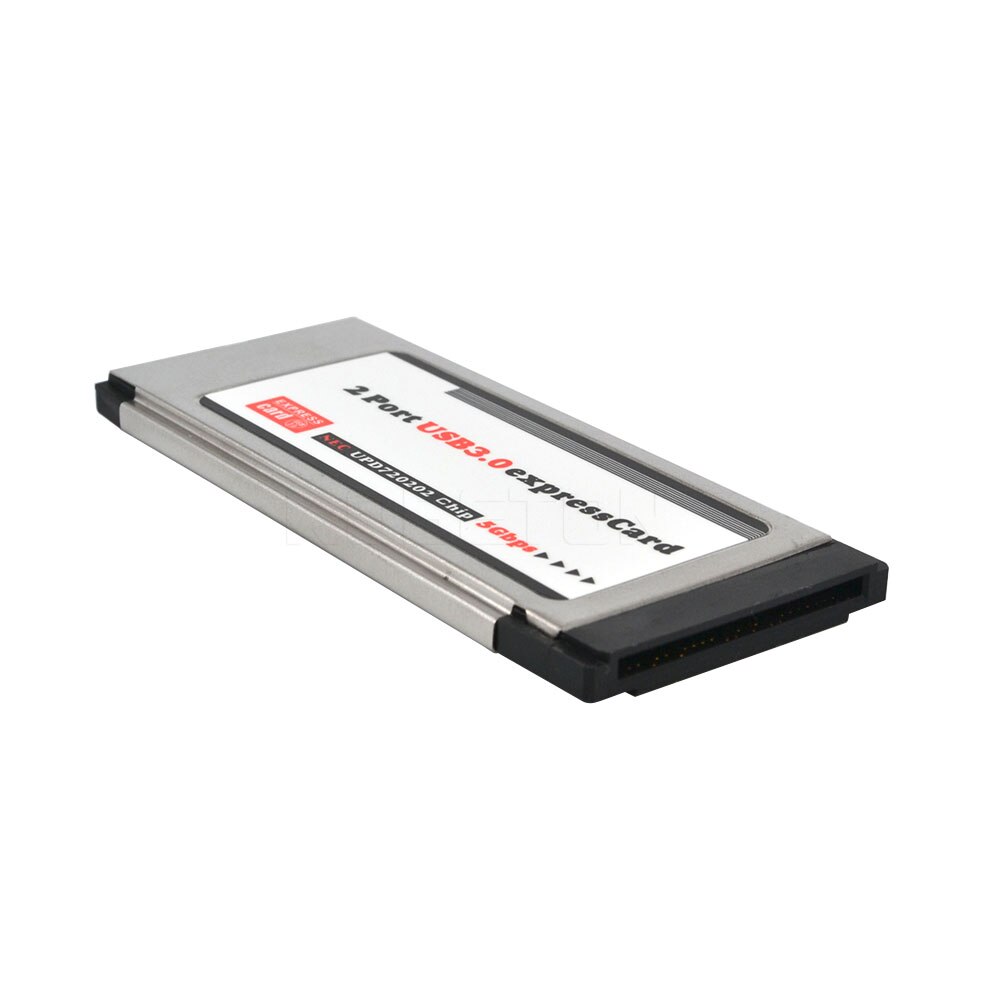 Kebidumei Super Vitesse Express Carte ExpressCard 34mm à 5gbps Double 2 Ports USB 3.0 Carte Ajouter Sur Cartes