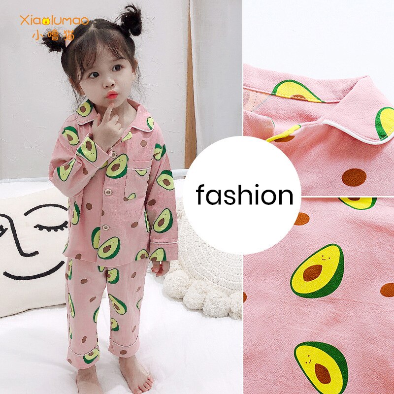 Pajamas kids Baby pajamas cotton children's clothing from 2 to 7 years old cotton autumn pajamas set 3-8Y clothing