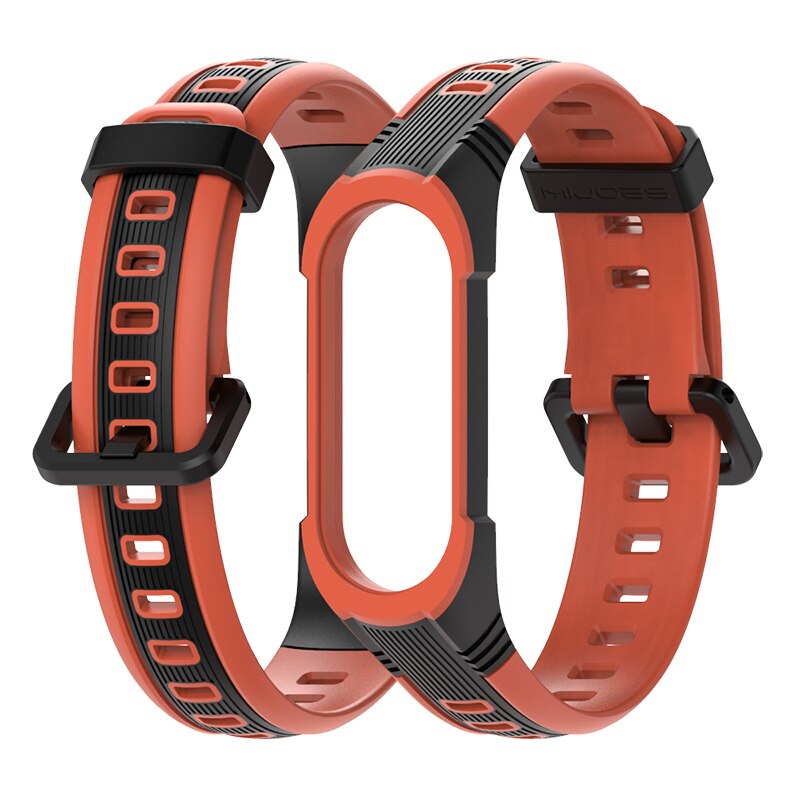 Pulsera para Miband 8 7 6 5 WatchBand para Xiaomi Mi Band 7 5 4 3 pulsera de silicona para Miband 6 7 pulsera NFC Global Band: S / Rose Gold