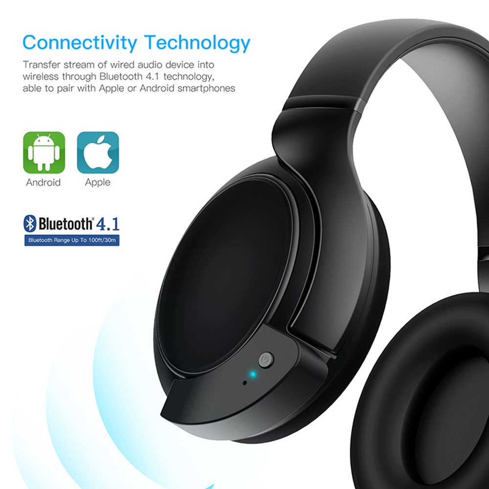 POYATU For Sennheiser HD598 Wireless Bluetooth Adapter Wireless Bluetooth Speaker Adapter For HD 598 599 579 569 Receiver aptX