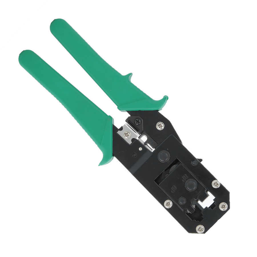 Crimping Tool Cable Telecom Wire Pliers Modular Cutter Stripper Steel