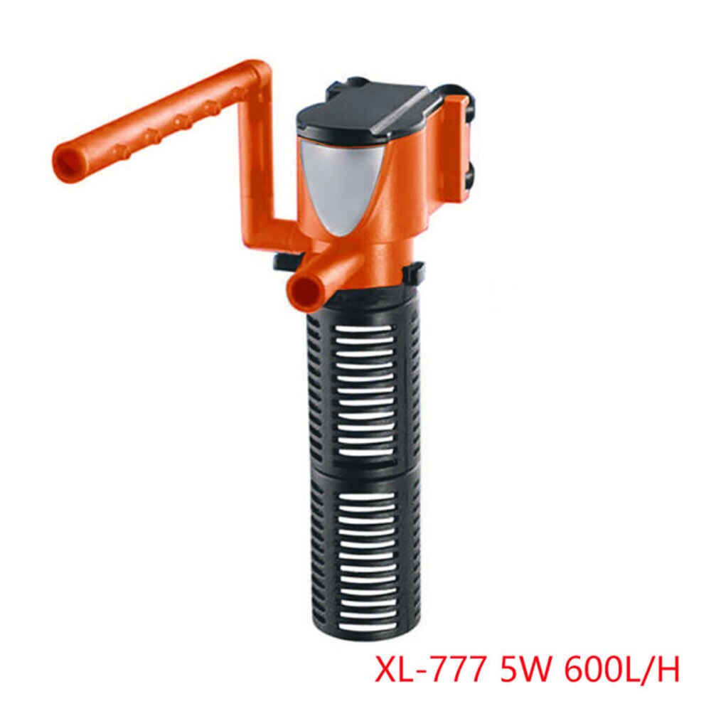 Mini Aquarium Filter 3in1 3W 5W Aquarium Interne Filter Zuurstof Dompelpomp Water Pompen Voor Fish Tank Aquarium Vijver filters: Default Title