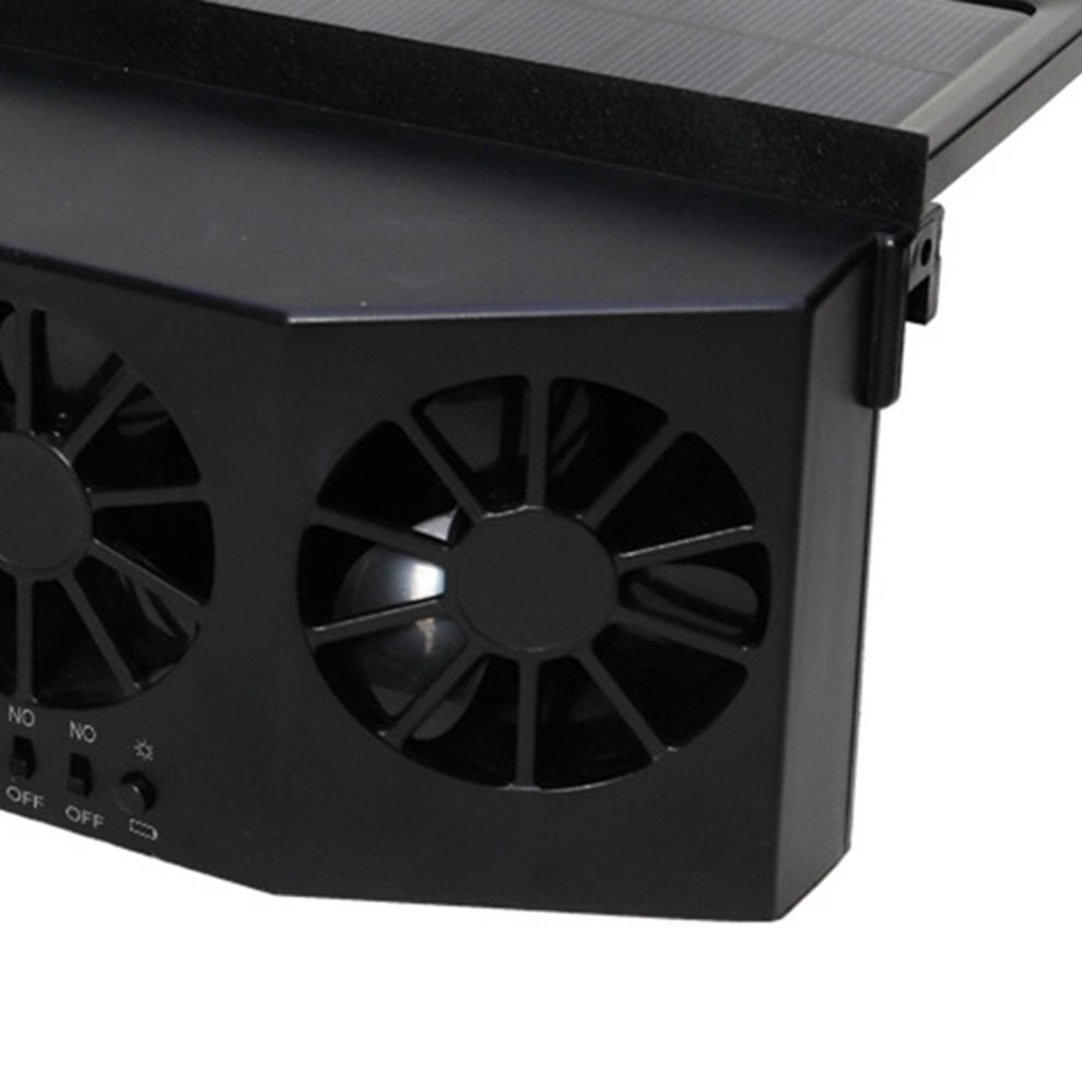 Material ventilador de ventilación de coche Desuperheater Solar ventilador de escape de coche radiador portátil duradero ajuste de posición múltiple