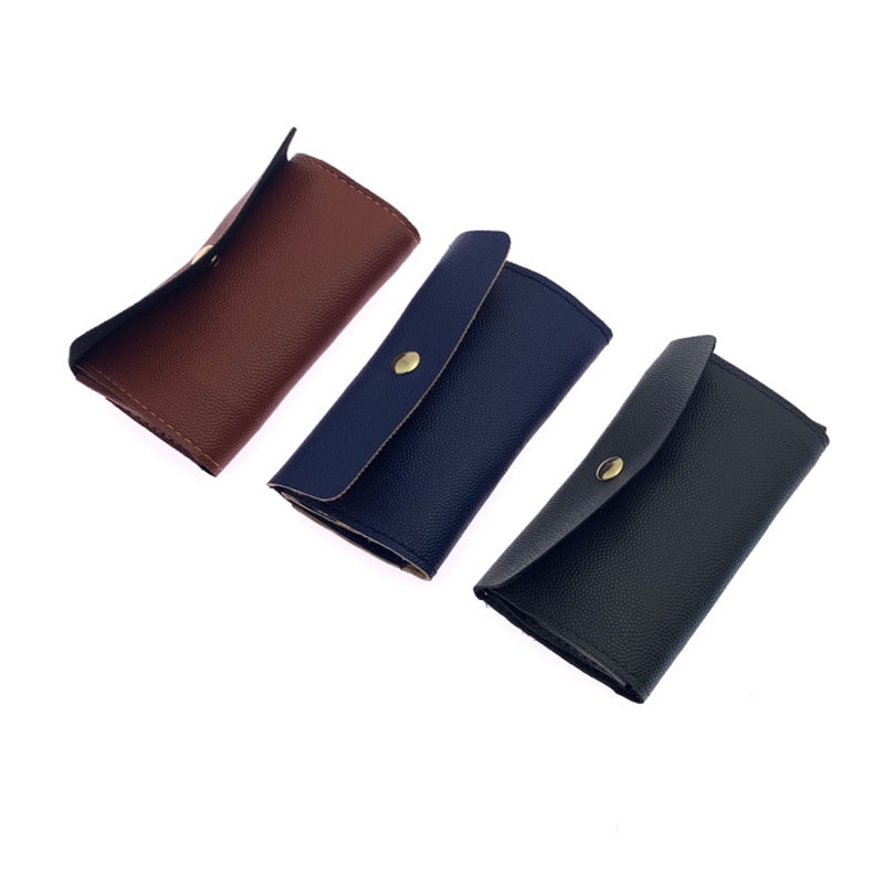 Portable PU Mask Storage Bag Disposable Face Mask Storage Case Container Foldable Recycling Mask Dustproof Cleaning storage bag