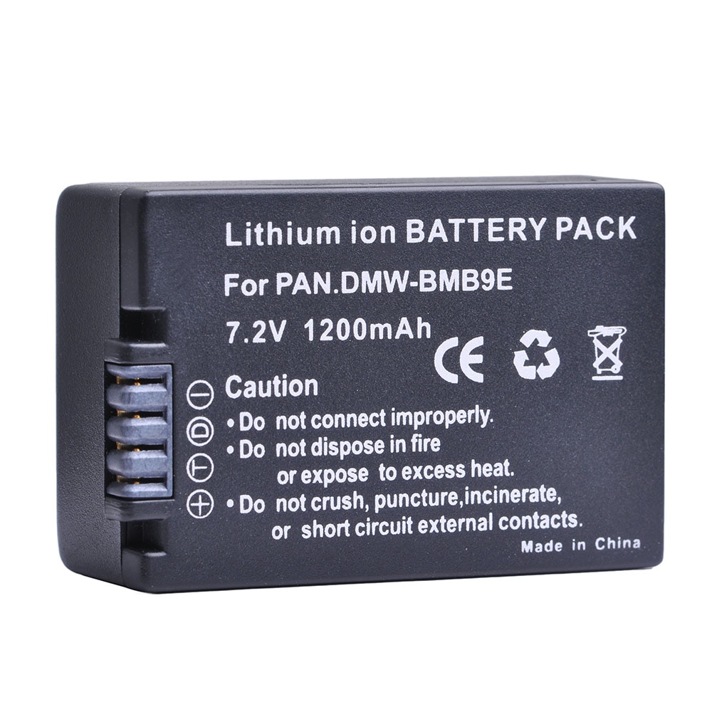 DMW-BMB9 DMW-BMB9E DMW-BMB9PP BMB9 Battery for Panasonic Lumix DC-FZ80, DMC-FZ40K FZ45K FZ47K FZ48K FZ60 FZ70 FZ100 FZ150