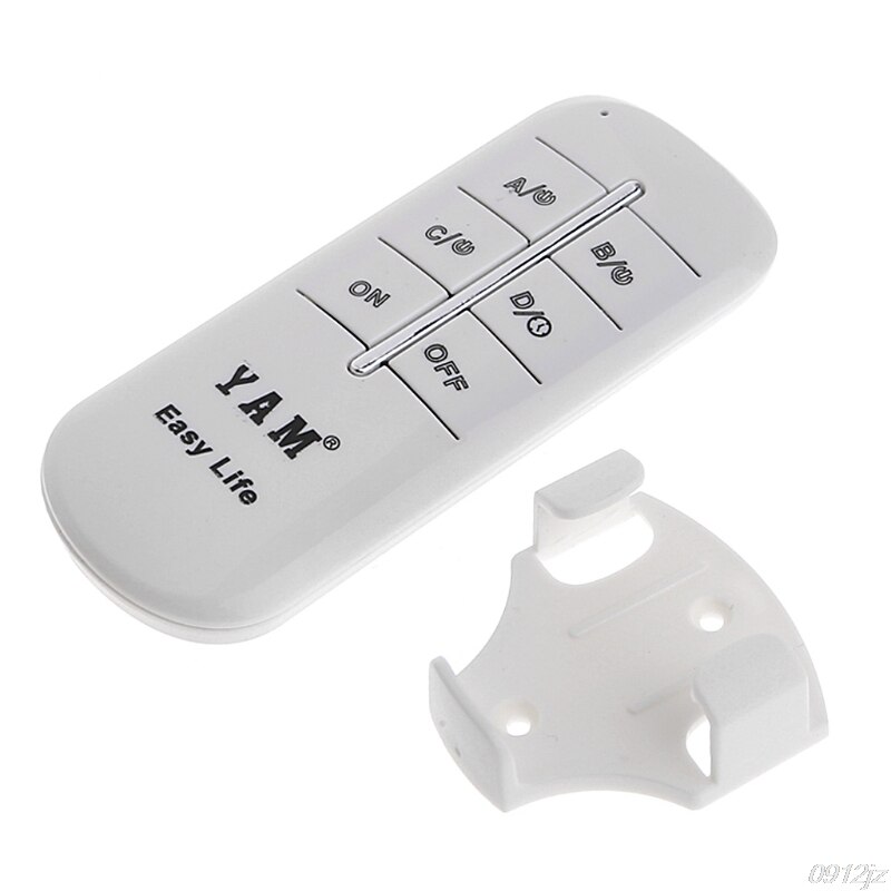 Qiang-Lámpara de encendido/apagado inalámbrico, interruptor de Control remoto, receptor transmisor, 220V, 1/2/3/4 vías