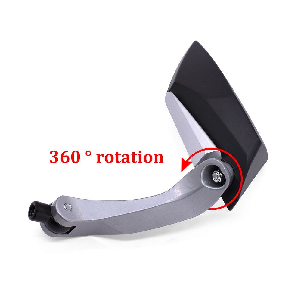 Til aprilia  rs 125 rsv 4 rs4 tuono  v4 1100 buell  xb12 2 stk motorcykelspejl scooter e-cykel bagside bakspejle sort