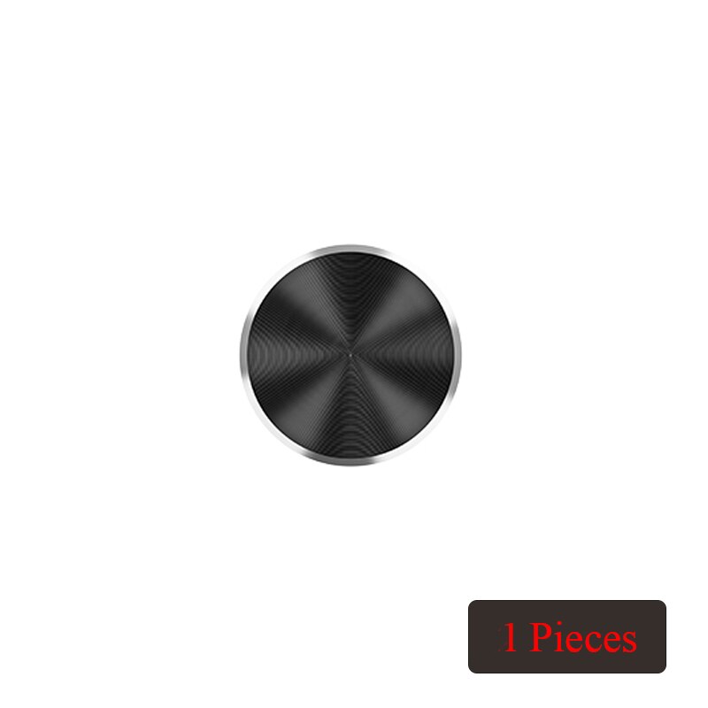 IKSNAIL CD Linie Metall Platte für Magnetische Auto Telefon Halfter Universal- Metall Platte Montieren Magnet GPS Halfter Zubehör Eisen Blatt: 1 Schwarz
