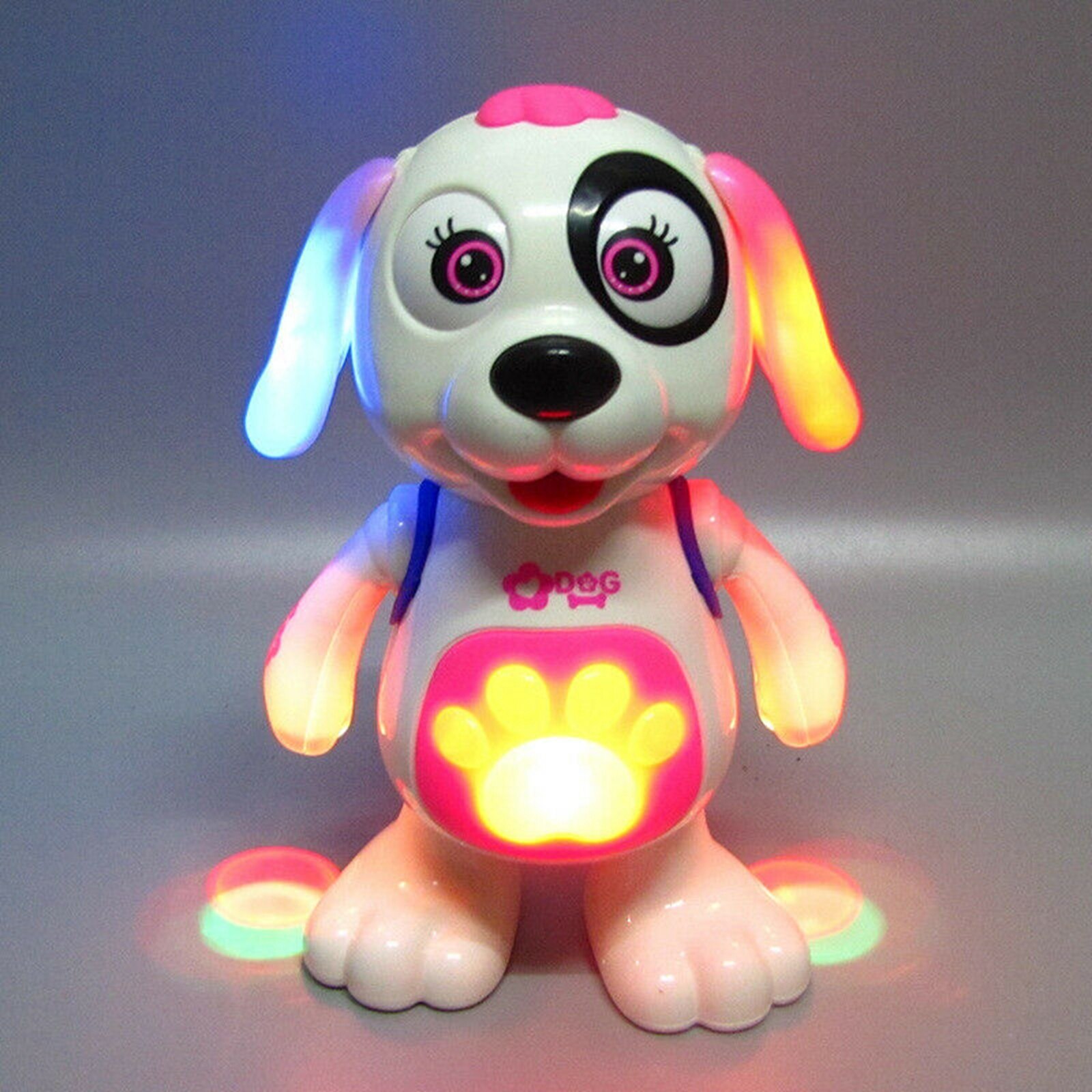 Electronic Dance Dog Toy Music Dance Walking Interaction Kids Puppy Pet Toy Mimicry Interactive Educational Toy with Light