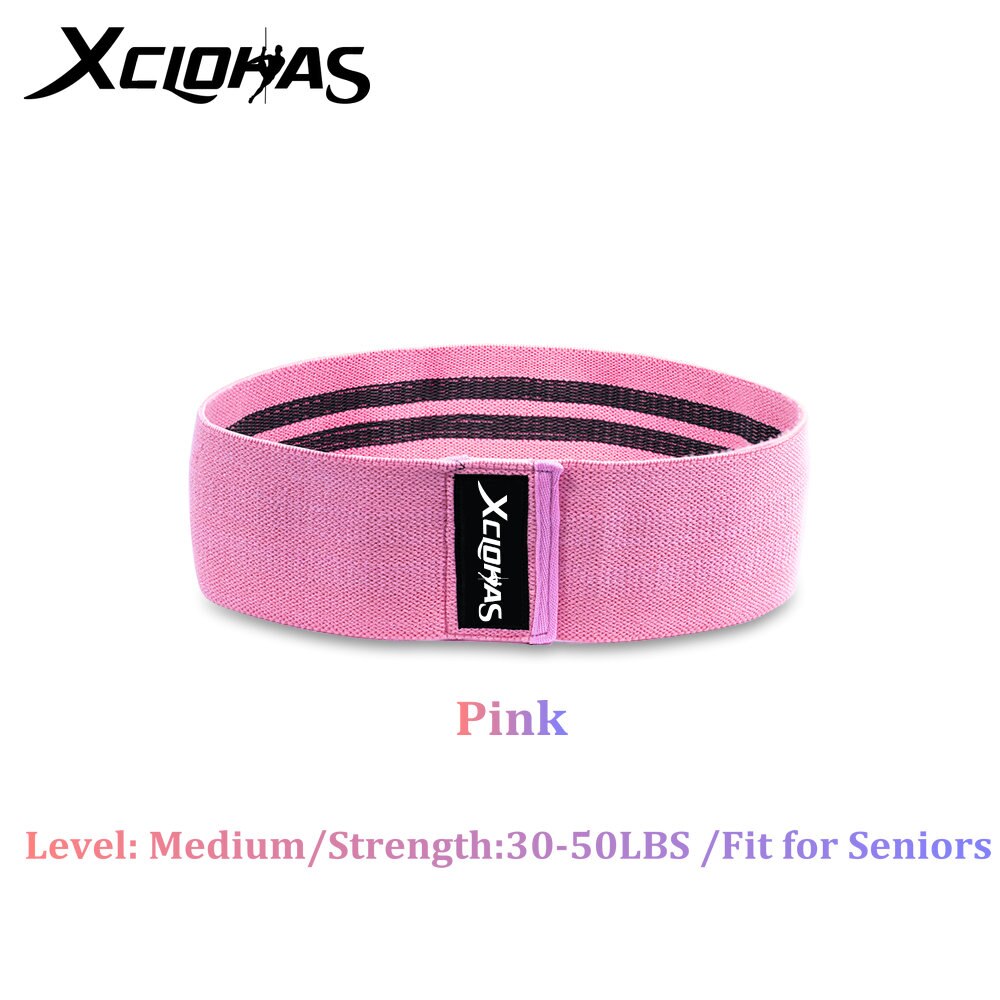 Bandas de goma para Fitness de 3 niveles, bandas de resistencia expansor, bandas de goma para banda elástica para ejercicio físico, Mini banda de entrenamiento: 1PC Pink