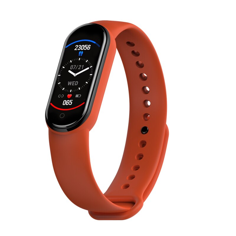 M5 smart watch de presión arterial, oxígeno en sangre ejercicio de seguimiento de contador de paso respirar IP67 pulsera inteligente: red