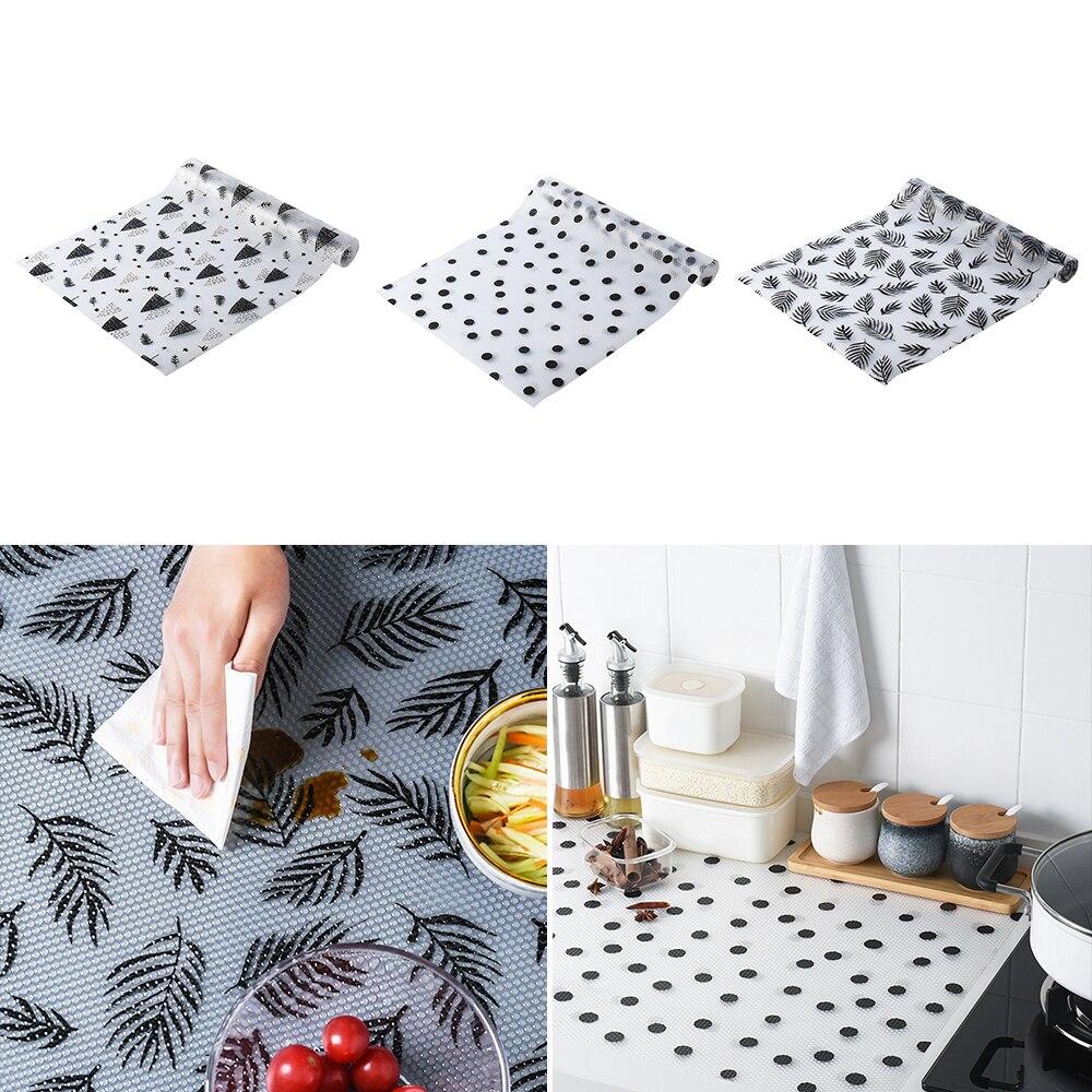 Oliebestendig vocht keukentafel lade plank voering matten kasten onderlegger papier antislip kast placemat plankvoeringen