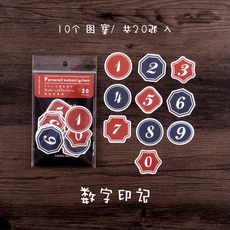 XINAHER 20pcs/bag Vintage junk journal Writable travel label DIY scrapbooking album diary happy planner decoration paper: A