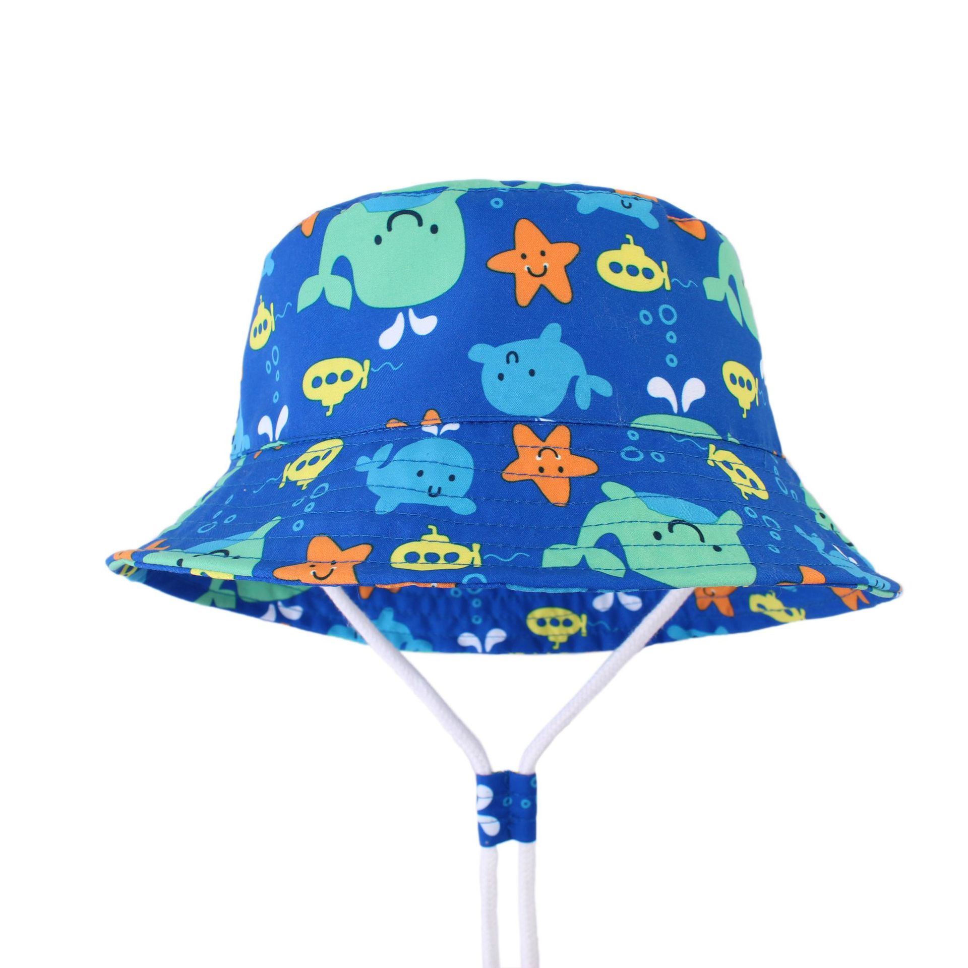 Cute Baby Sun Hat Summer Baby Visor Sweet Children Cartoon Cotton Hat Boys and Girls Clothing Accessories