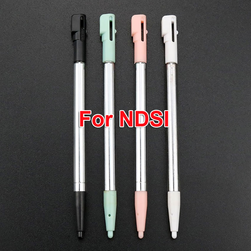 ChengHaoRan-lápiz táctil de pantalla para Nintendo DSI DS Lite, accesorios de juegos NDS NDSL NDSI: 4pcs Metal--NDSI