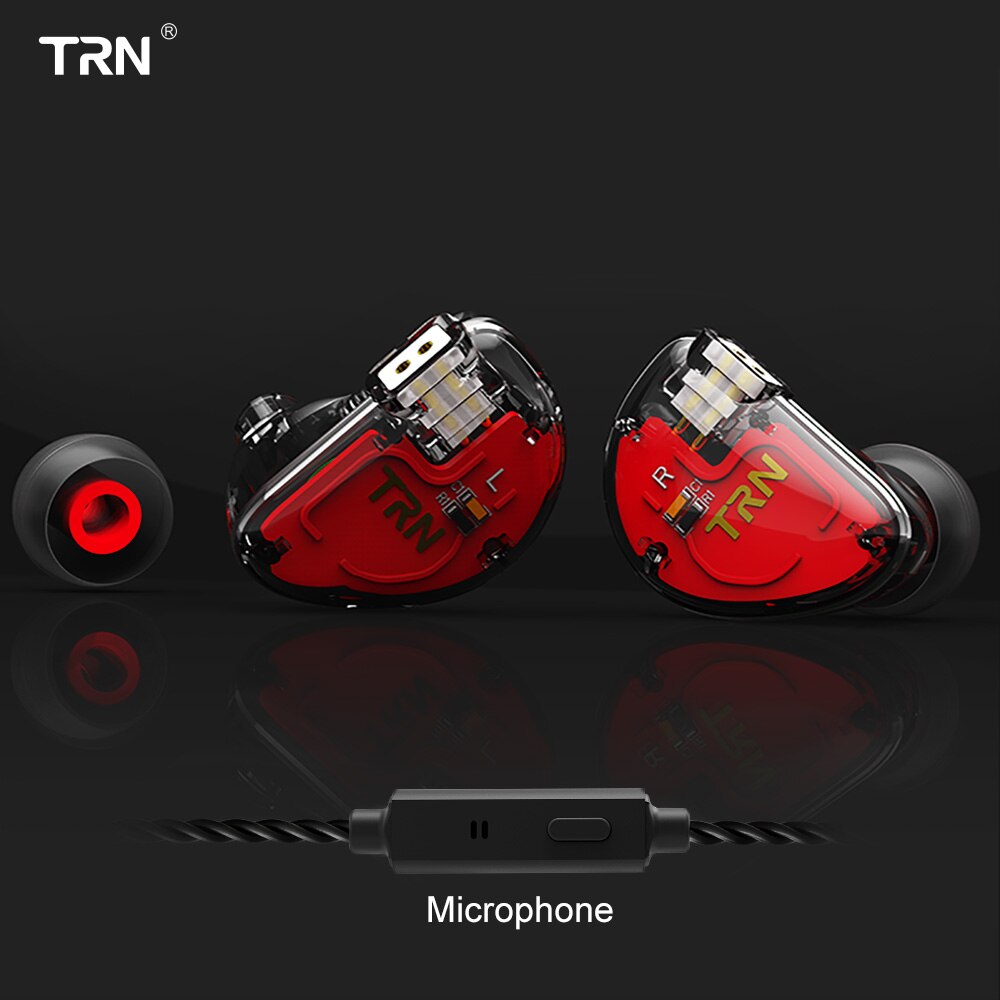 Original TRN V30 Kopfhörer 2BA + 1DD Triple Hybrid Treiber Bass In-ohr Abnehmbare Kabel HIFI Monitor Kopfhörer Mit 2PIN 0,75 MM