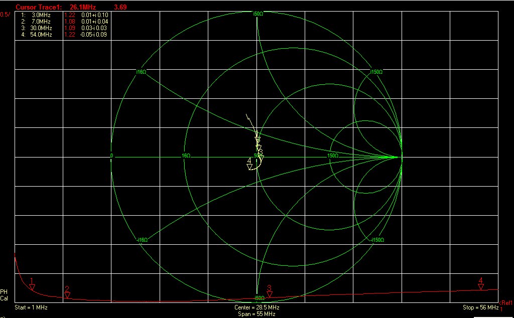1:1 balun 500W ad alta potenza balun 1-1 antenna ad onde corte adatta per antenna orizzontale v positiva invertita