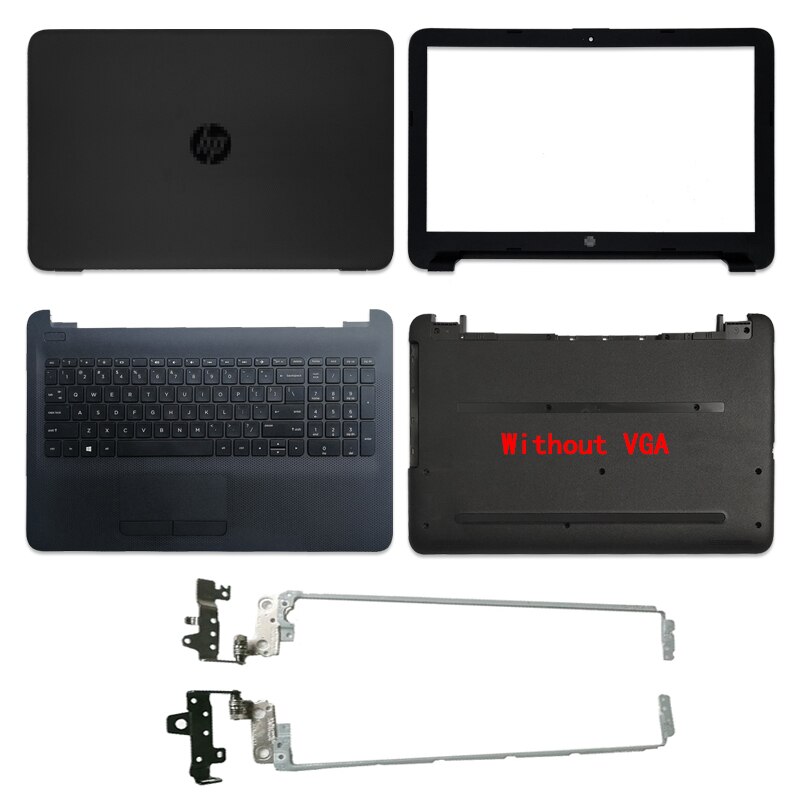 Case For HP 250 255 256 G4 G5 15-AC 15-AY 15-AF Laptop LCD Back Cover/Front bezel/LCD Hinges/Palmrest/Bottom Case 900263-001