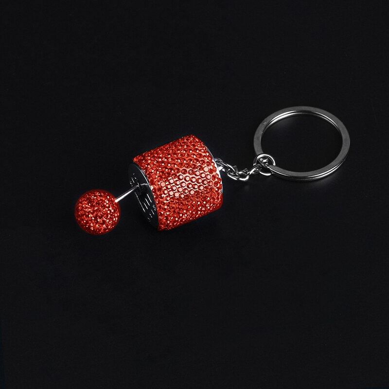 Luxe Auto Sleutelhangers Leuke Auto Hanger Sleutelhanger Auto Sleutelhanger Charme Tas Paar Bag Auto Accessoires Voor Vrouw meisjes: Rood