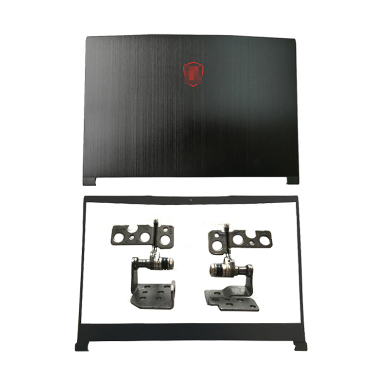 Laptop LCD Back Cover/Front Bezel/Hinges/Hinge Cover For MSI GF63 MS-16R1 16R3 WF65 Top Back Case Screen Back Cover Bezel