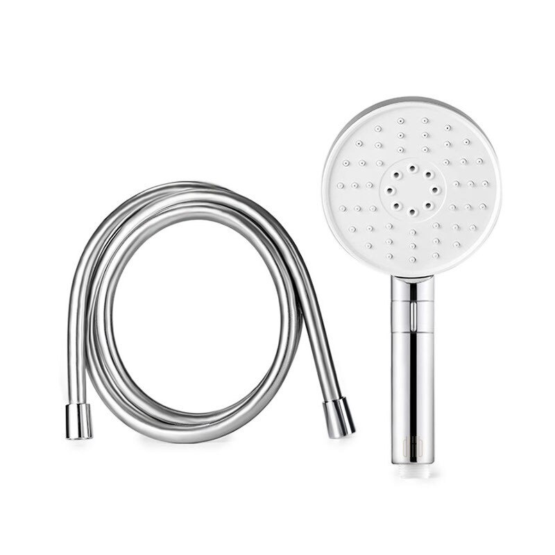 Xiaomi Mijia Diiib 3 Modes Handheld Shower Head Set 360 Degree 120mm 53 Water Hole with PVC Matel Powerful Massage Shower: Shower head and Hose
