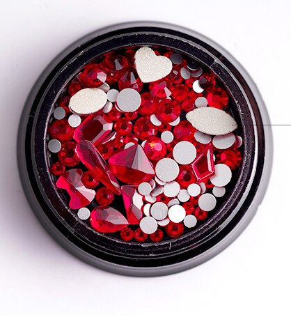 nouveauté Nail art Non fix ongles Strass cristal swarovski verre perles en vrac Strass pour ongles décorations: XY111