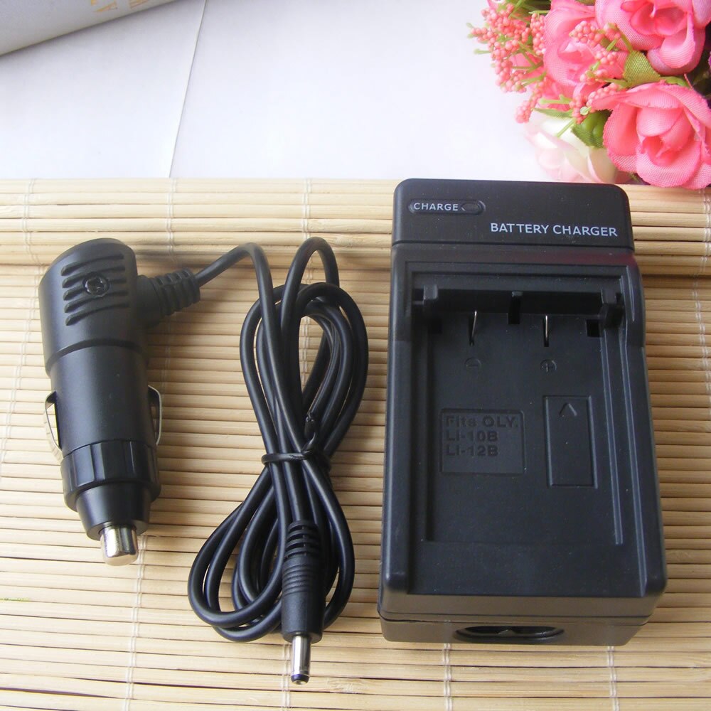 2x LI-10B LI-12B Battery and Charger For Olympus C-50 C-60 C-70 C-470 C-760 C770 C-5000 C-7000