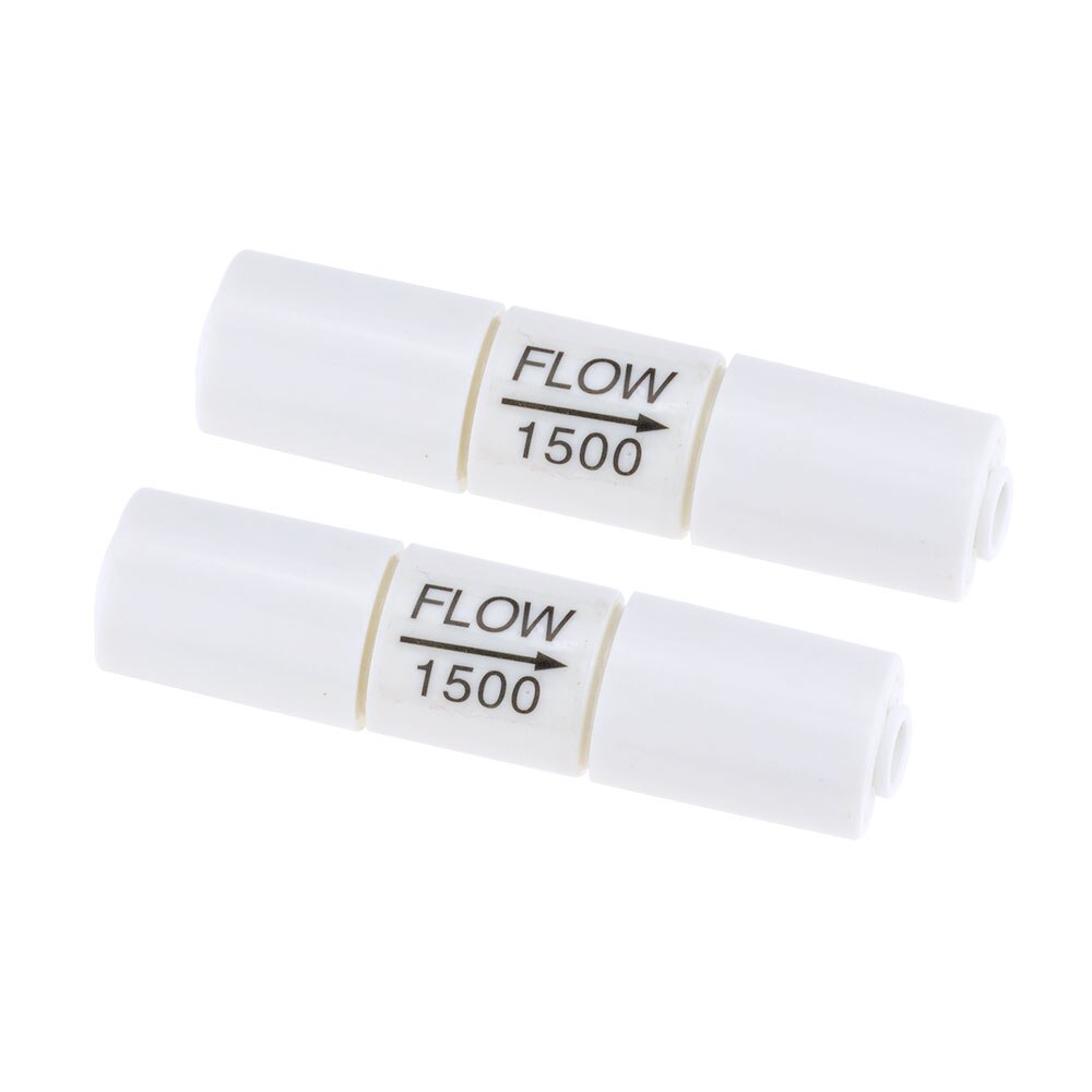 Manguera de ósmosis inversa para sistema de agua residual, limitador de flujo de aguas residuales, 300CC, 450CC, 800CC, 1500CC, 1/4 &quot;OD