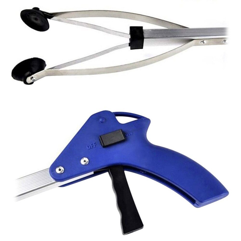 82cm Opvouwbare Vuilnis Pick Up Tool Grabber Reacher Stok Bereiken Grijpen Klauw Grijper Breiden Bereiken Schoonmaken Tool Tuin School