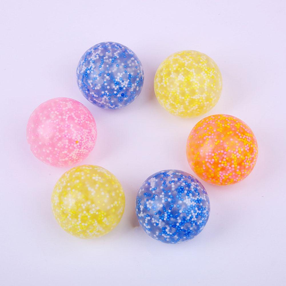 Die Neue Entlüftungs Ball Dekompression Kleine Spielzeug Tricky Lustige Langsam Rebound Ball Musik Erwachsenen Blase Prise Spielzeug Kinder N1F9