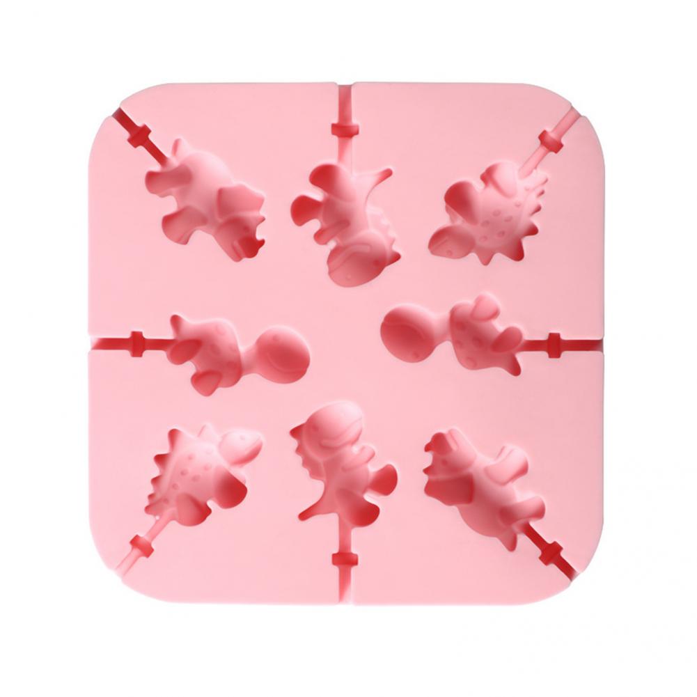 Heat-resistant Durable Square Exquisite Cartoon Lollipops Candy Mold for Home