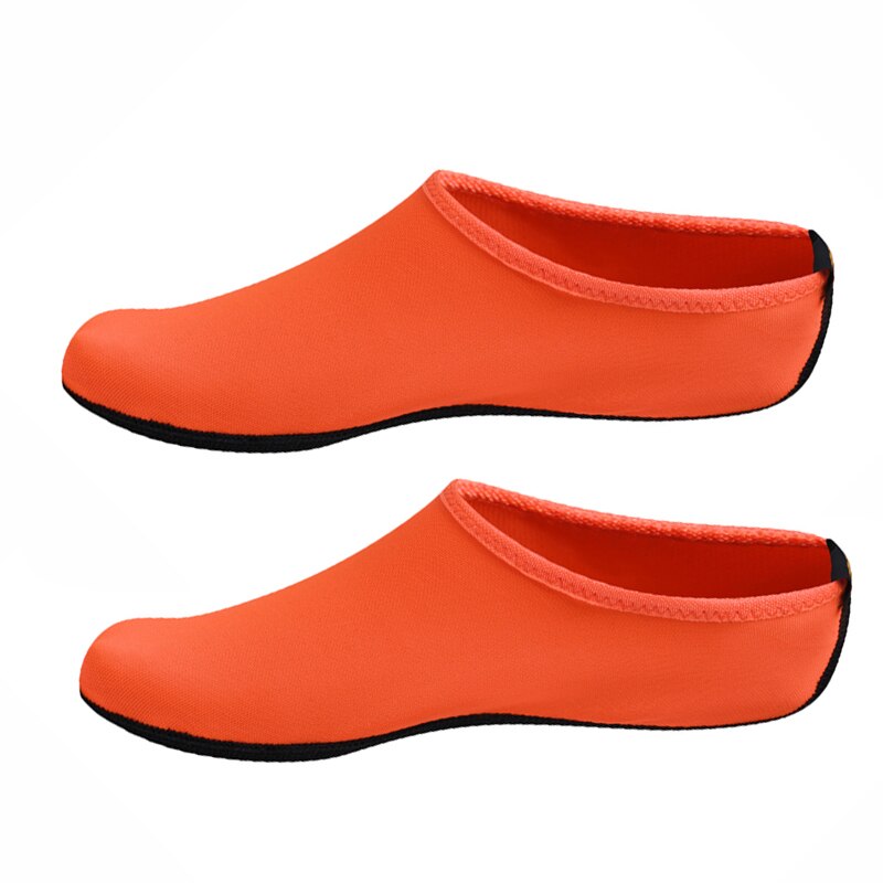 Calcetines antideslizantes de secado rápido para playa, para buceo, natación, piscina, surf, calcetín de snorkel, aletas de natación, calzado de deporte acuático, 1 par: Naranja / XL