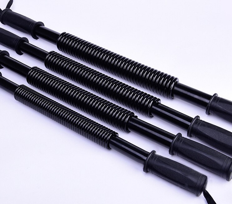 Fitness arm force device black spring home arm force bar chest expander fitness equipment grip bar