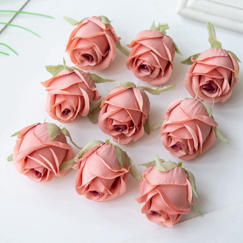 Günstige Rosenkopf-Kunstblumen aus Seide für Zuhause, Hochzeit, Bogen, Bastelbedarf, Dekoration, DIY, Weihnachtskranz, Zubehör, Sammelalbum: L / Blau