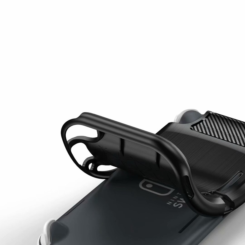 Voor Nintendo Schakelaar Lite Case Cover Shockproof Carbon Fiber Bumper Robuuste Tpu Silcone Protector Case Cover Voor Schakelaar Lite Case