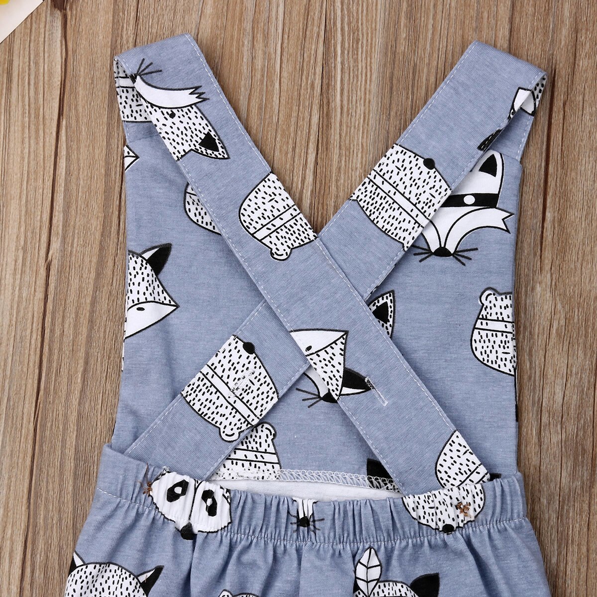 Zomer Leuke Pasgeboren Baby Kids Baby Jongen Meisje Bodysuit Mouwloze Cartoon Dier Jumpsuit Playsuit Kleding Outfit