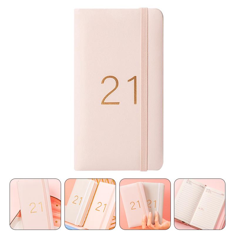 1pc Planning Notebook Calendar Annual Note Book Portable Schedule Note Book