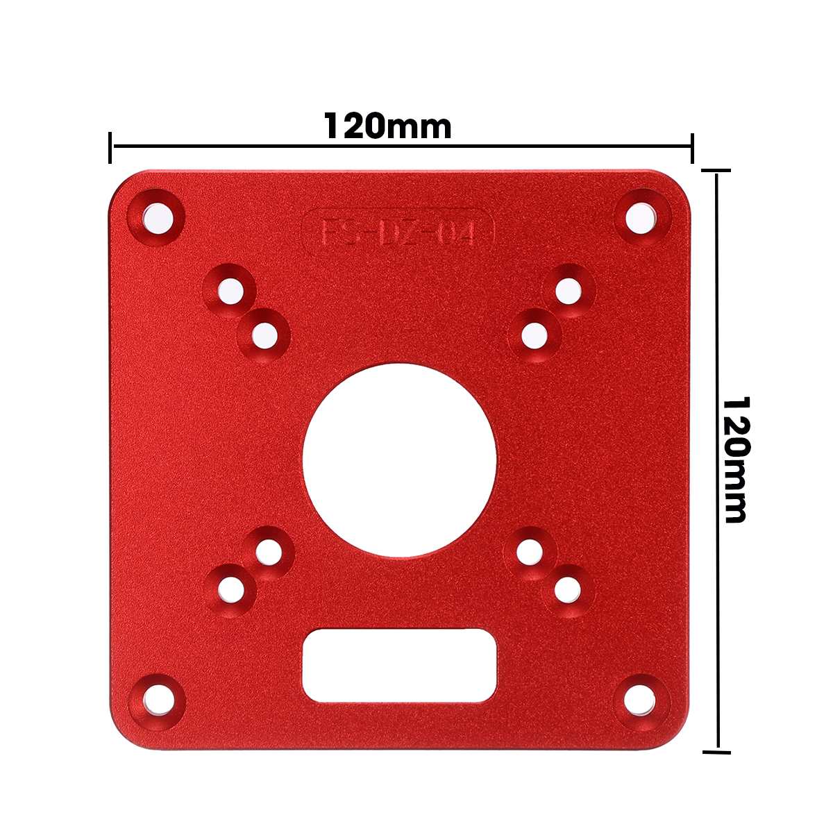 120x120mm Aluminum Alloy Router Plate for MAKITA RT0700C Router Trimmer Woodworking Tool