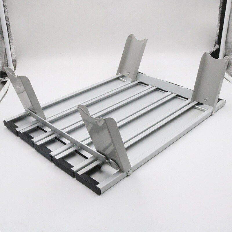Small Folding Table Outdoor Barbecue Camping Tent Household Bed Collapsible Computer Desk Aluminum Folding Table