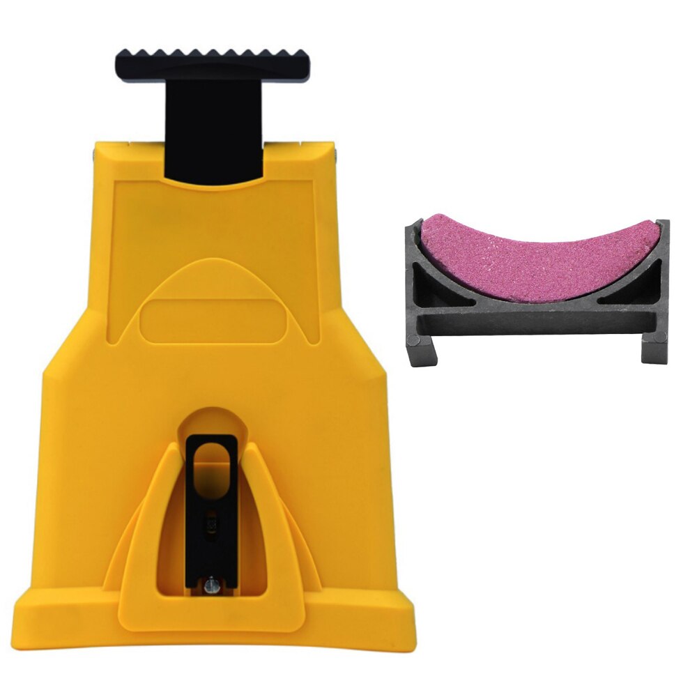 Träbearbetning motorsåg tänder slipare slipkedja med 5 st extra bryne sten slipmaskin slipverktyg: 10