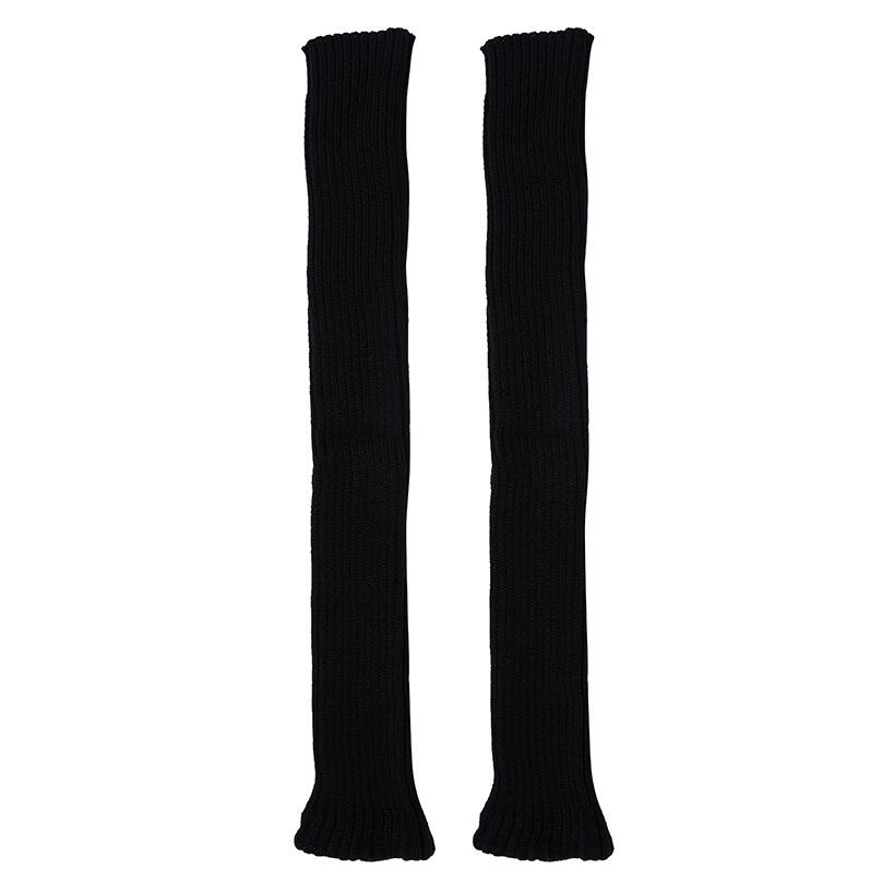 70cm over knæjapanske jk uniform nattestil koreansk lolita piger 's lange sokker piger hæve sokker fodopvarmning dække: Sort