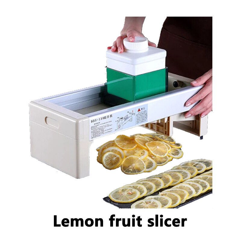 Lemon slicer commercial Stainless Steel Manual Fruit Vegetable Potato Home Use Orange Slicing Machine For Tea Shop Food Drying