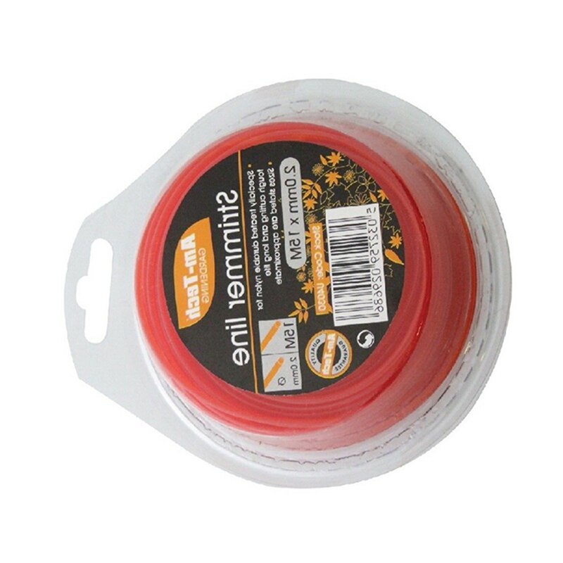 15m * 2mm forte ligne de Strimmer fil de Nylon chaîne ronde moyenne tondeuse électrique recharge votre coupe de Strimmer