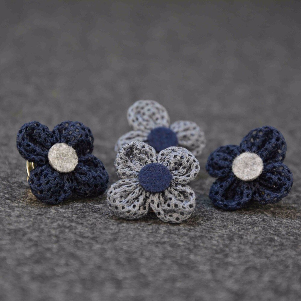 Handmade Women Men's Lapel Flower Pin Lapel Brooch Pin Suit Dress Decoration Boutonniere Corsage Accessories