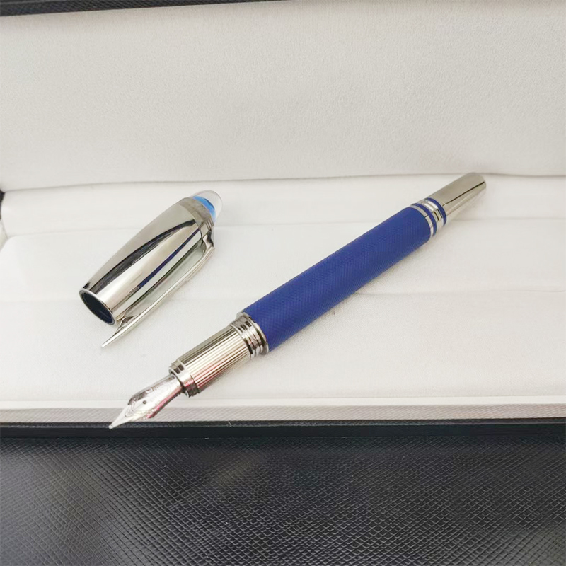 Stylo à bille de luxe Mb planète bleue en métal spécial, nouveauté 2022