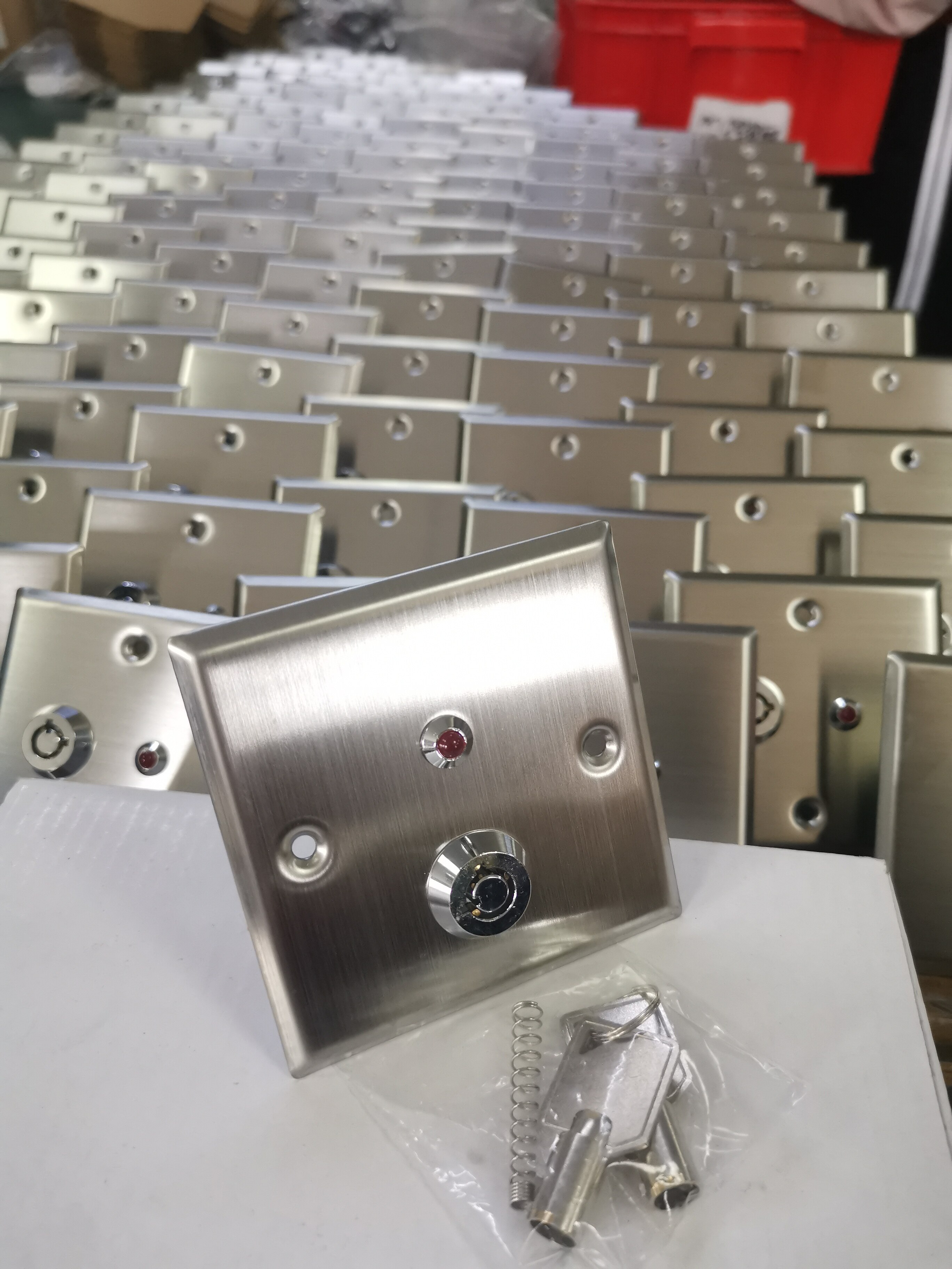 key switch exit button