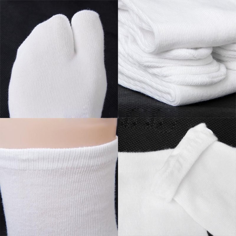 Unisex ninja sukat japanilaistyyliset kimono varvastossut tohvelit sandaali halkio 2 varvasta tabi jalka sormi deodorantti hengittävät sukat