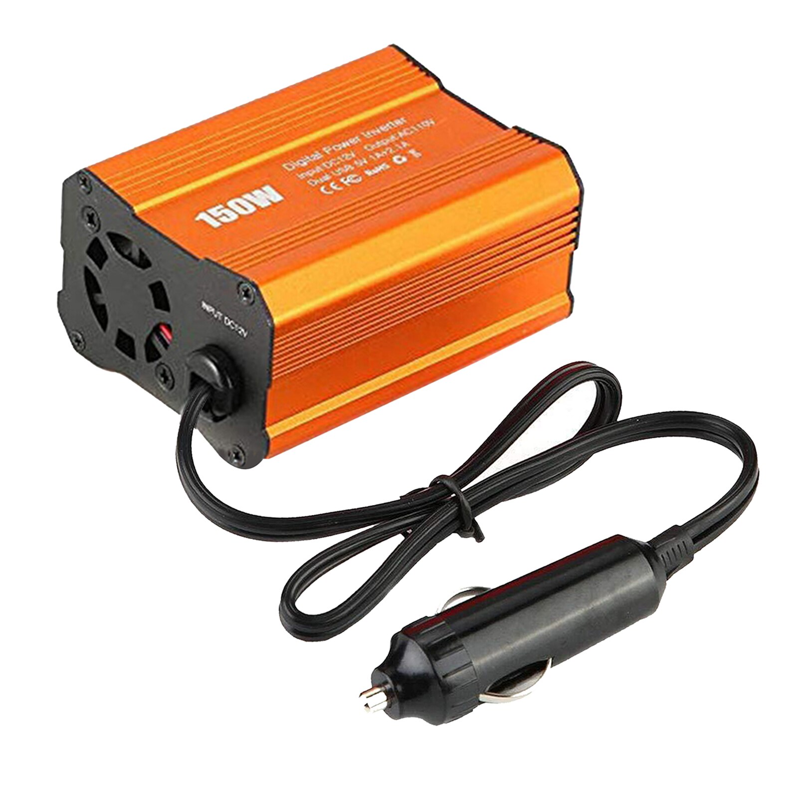 150W Car Power Inverter DC 12v to AC 110v Converter Dual USB Charger Adapter 150W Portable Auto