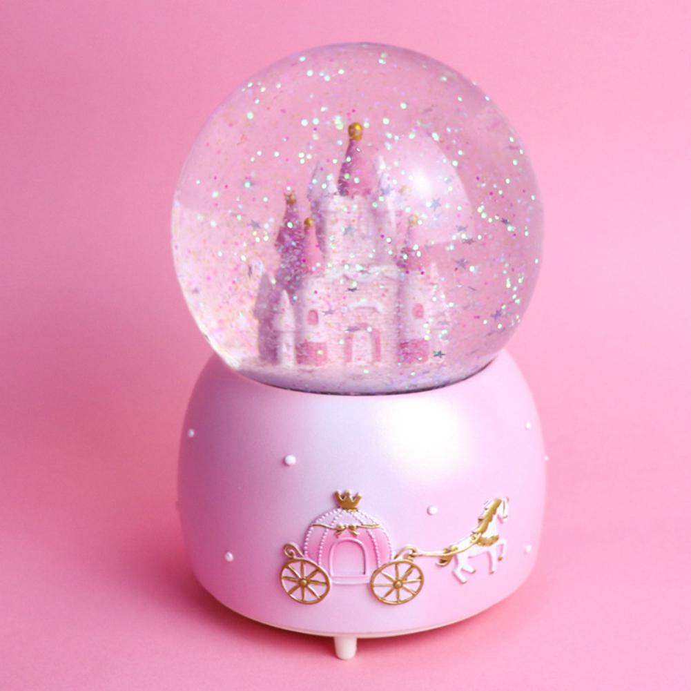 Rctown Sneeuw Bal Muziekdoos Prinses Kasteel Vorm Speelgoed Voor Home Decoratie Ornamenten Meisjes Verjaardag Valentijn Cadeau
