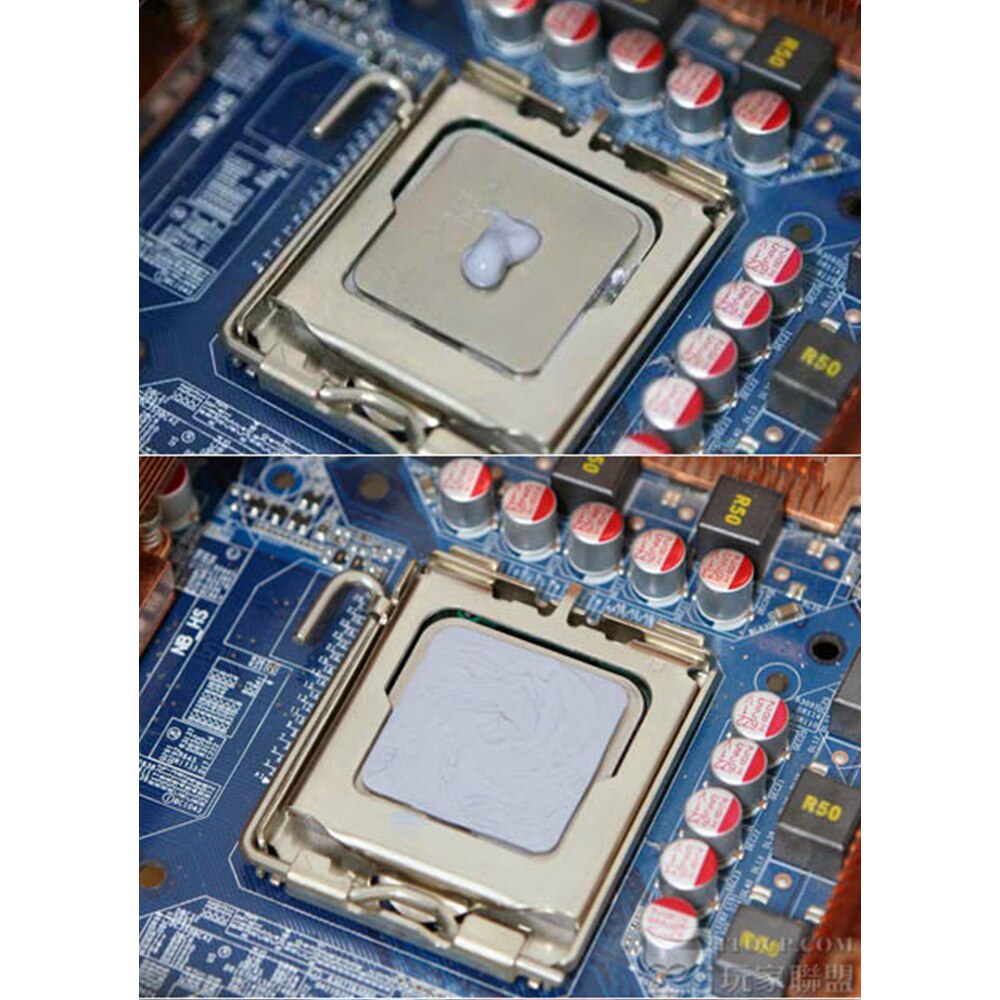 Drg 102 grå termisk fedt 20 g fuld flaske cpu grafikkort varmeafledning silikonefedt til at sende skraber